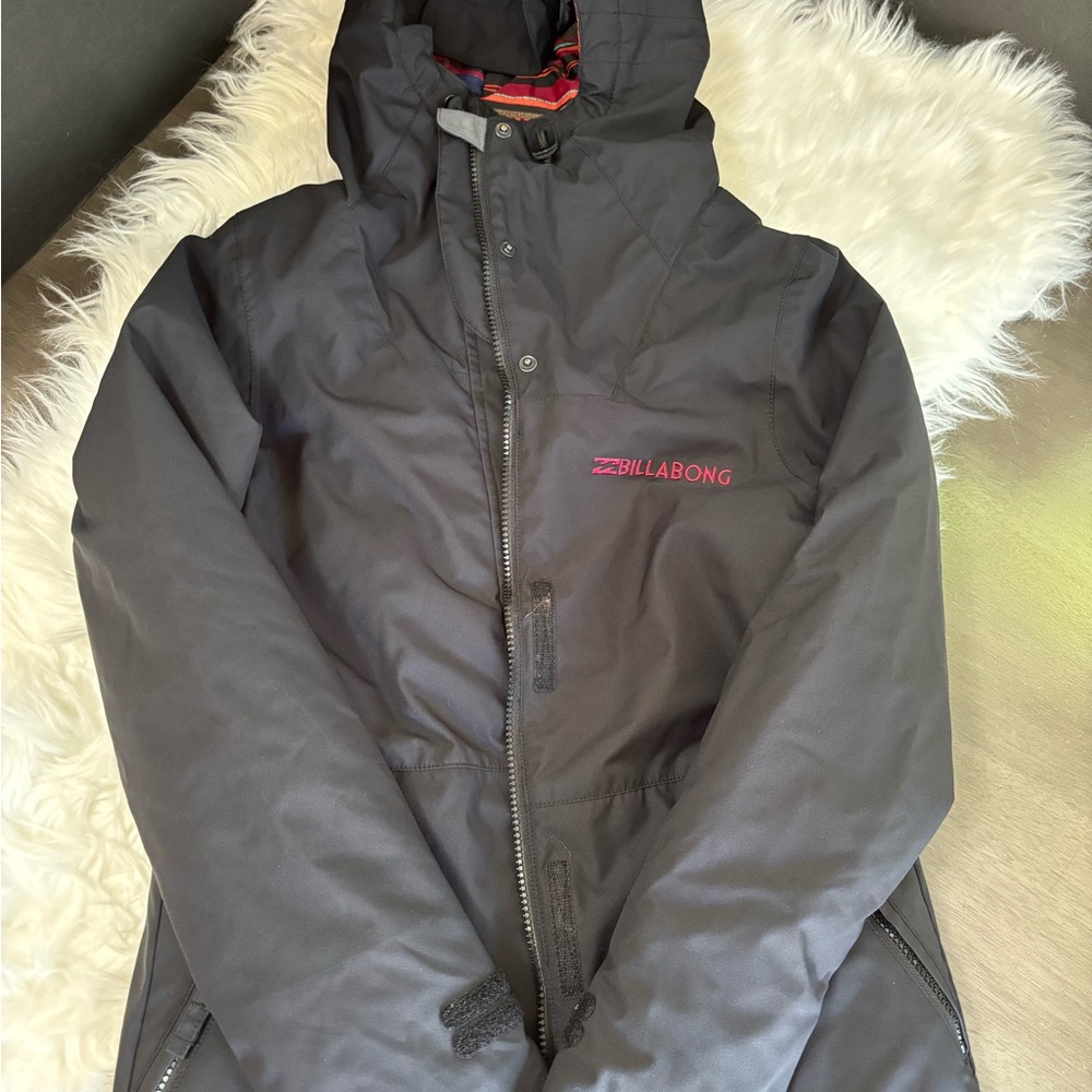 Billabong Men's Black Hooded Jacket
